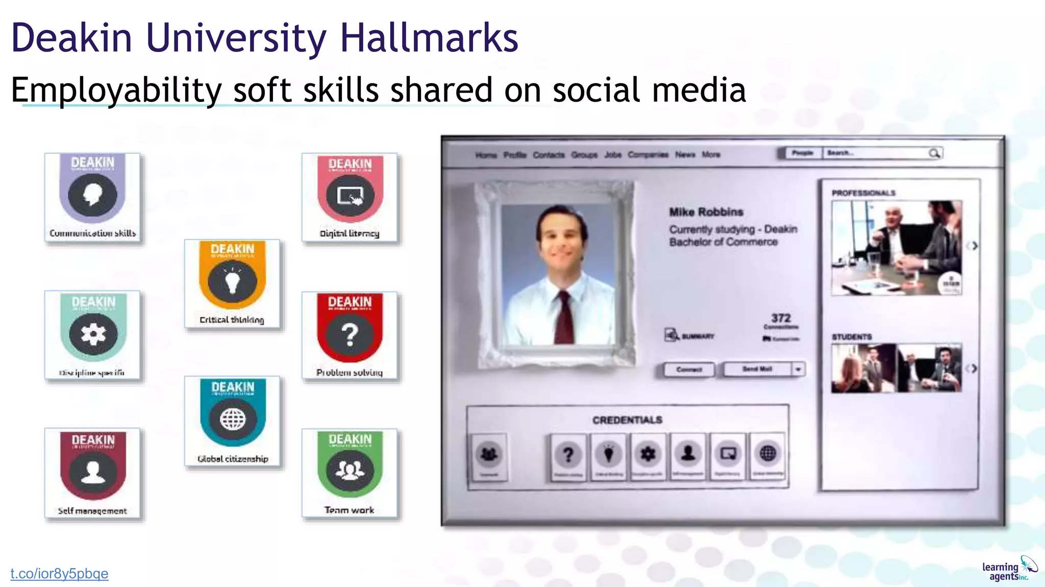 Employability soft skills shared on social media
Deakin University Hallmarks
t.co/ior8y5pbqe
 