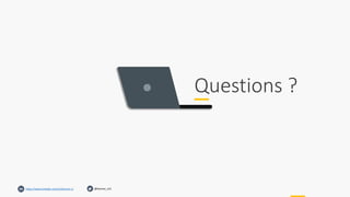 Questions ?
@Kannan_sri1
https://www.linkedin.com/in/kannan-s/
 