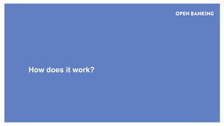 © Open Banking Limited 2018
How does it work?
 