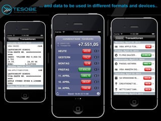 ... and data to be used in different formats and devices..
 