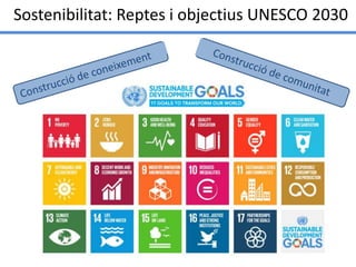 Sostenibilitat: Reptes i objectius UNESCO 2030
 