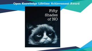 Open Knowledge Lifetime Achievement Award
 