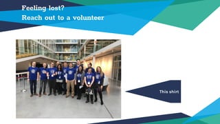 Feeling lost?
Reach out to a volunteer
This shirt
 