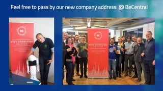 Feel free to pass by our new company address @ BeCentral
 