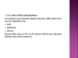 Xbite Tendency Management of Open Bite | PPTX
