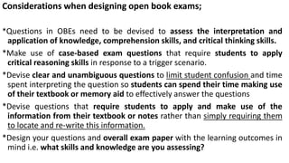 Open Book Example Open Book Examination | PPTX