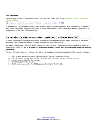 Openbravo Retail Configuration Guide | PDF