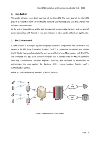 Openbts Open bts guide_en_v0.1 (2) | PDF
