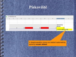 Pískoviště




U zkopírovaného vzorce se nastaví automaticky
správný rozsah oblasti
 