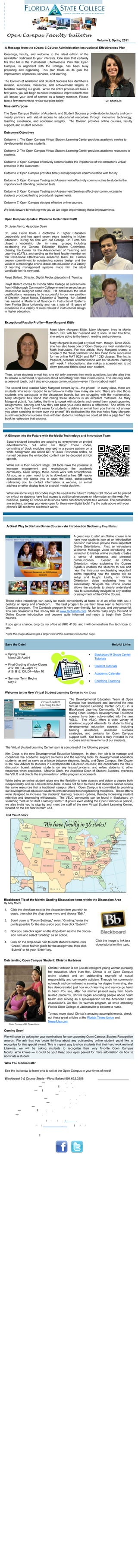 Fscj Spring 2022 Calendar Open Campus Spring Newsletter