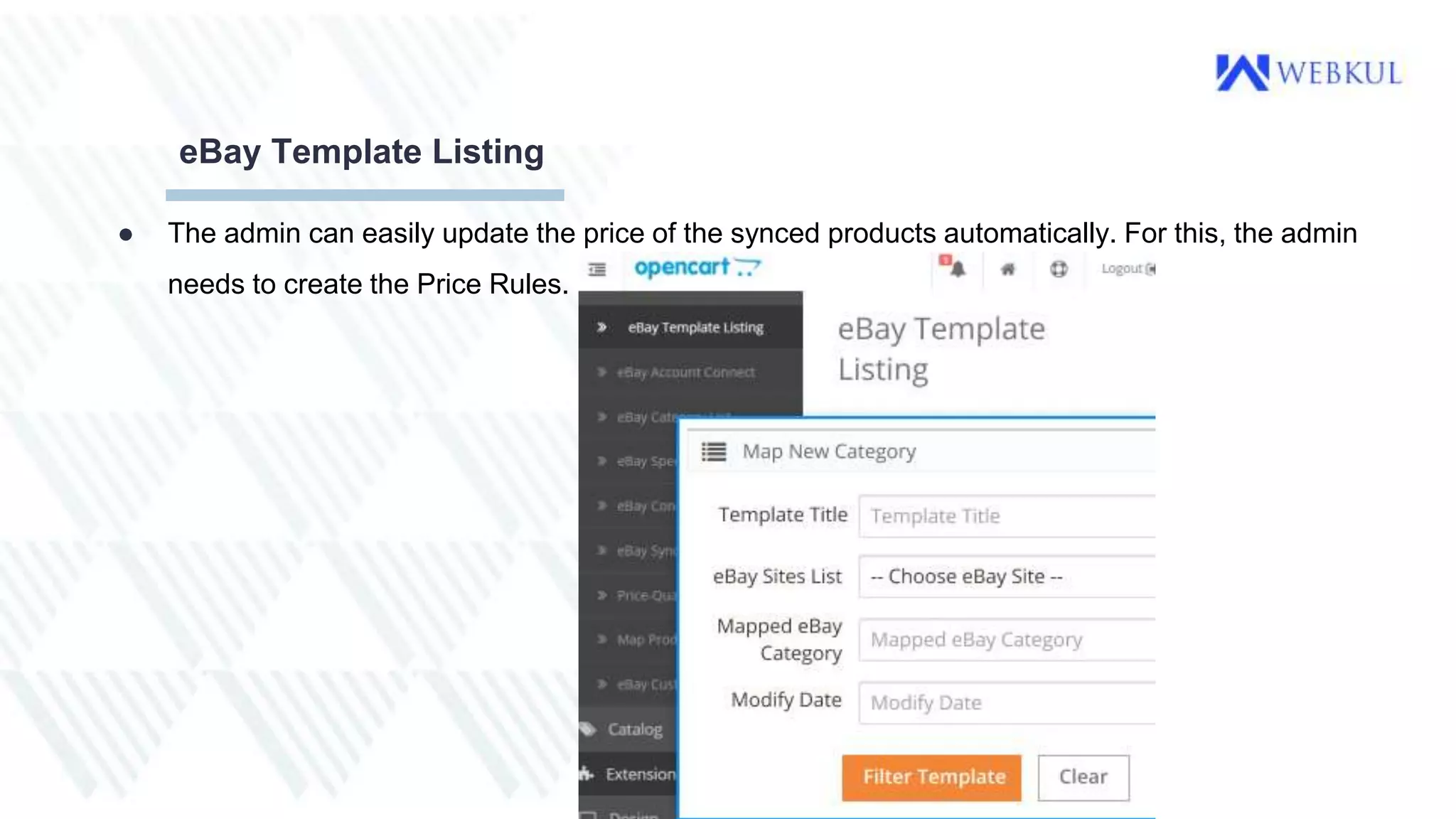 OpenCart Ebay Connector Plugin
