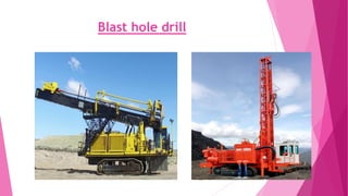 Blast hole drill
 