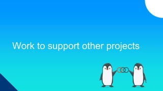 Work to support other projects
 
