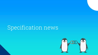 Specification news
 