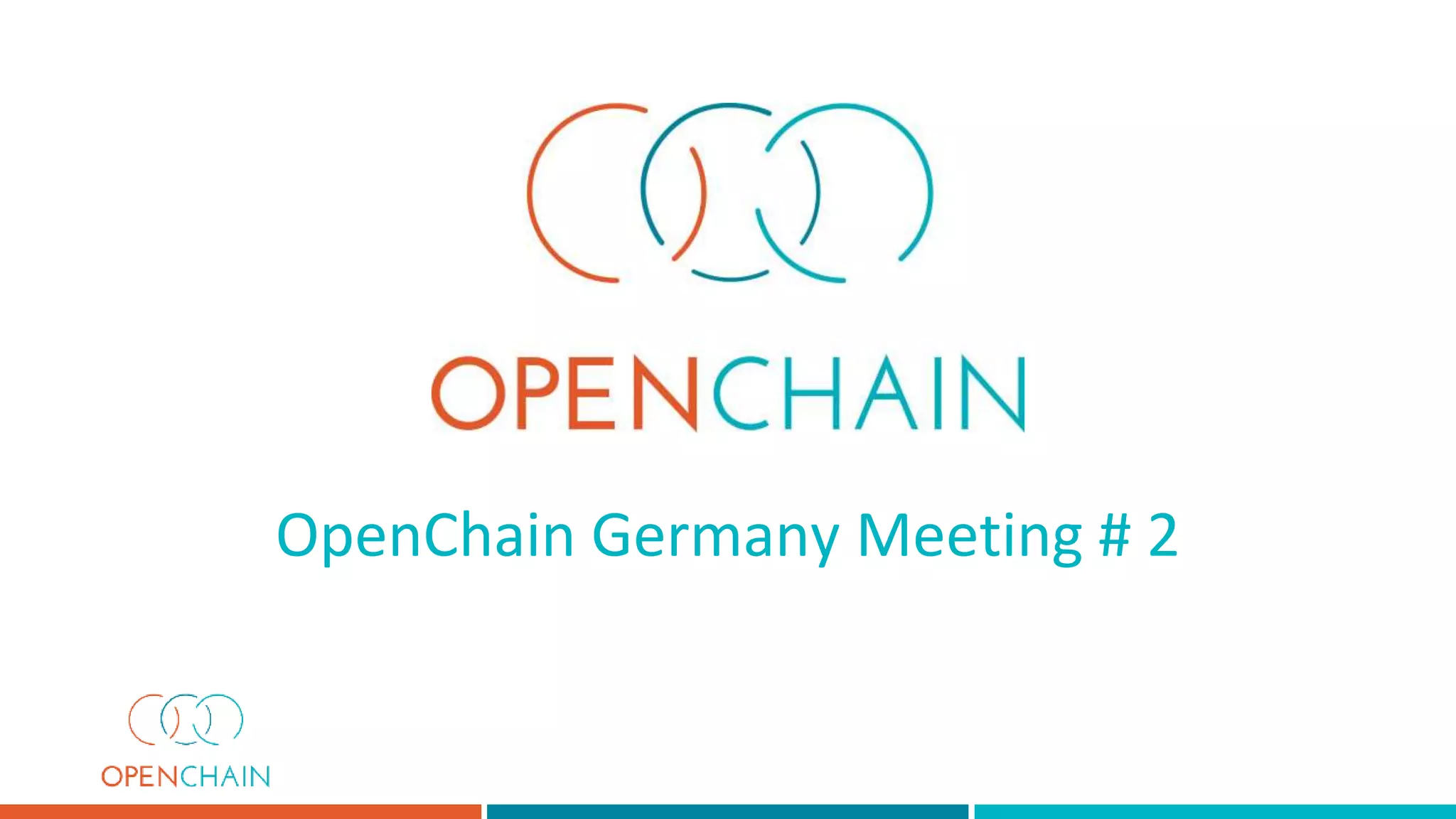 OpenChain Germany Meeting # 2