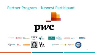 11
Partner Program – Newest Participant
 