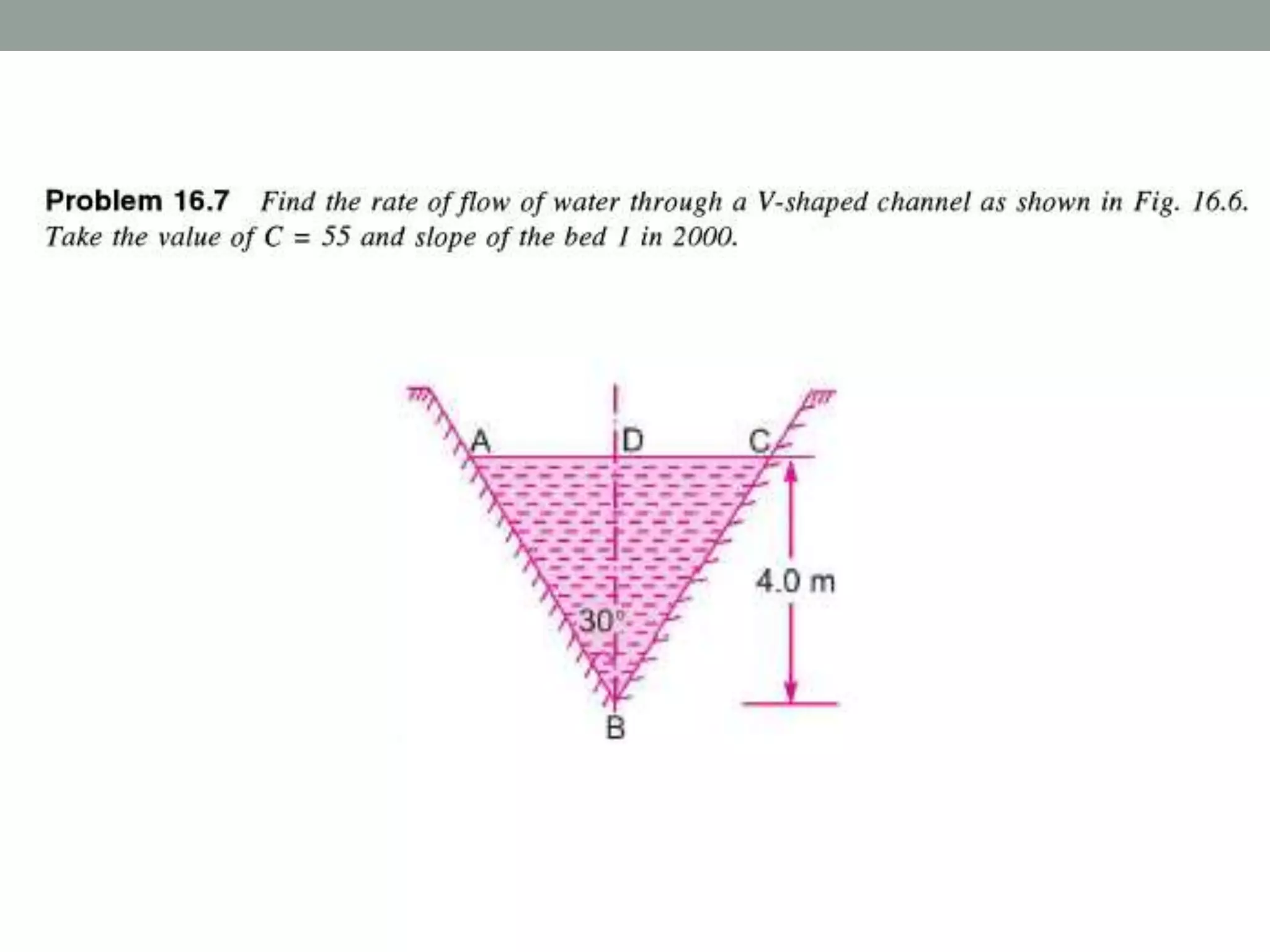 Open channel Flow - Uniform Flow
