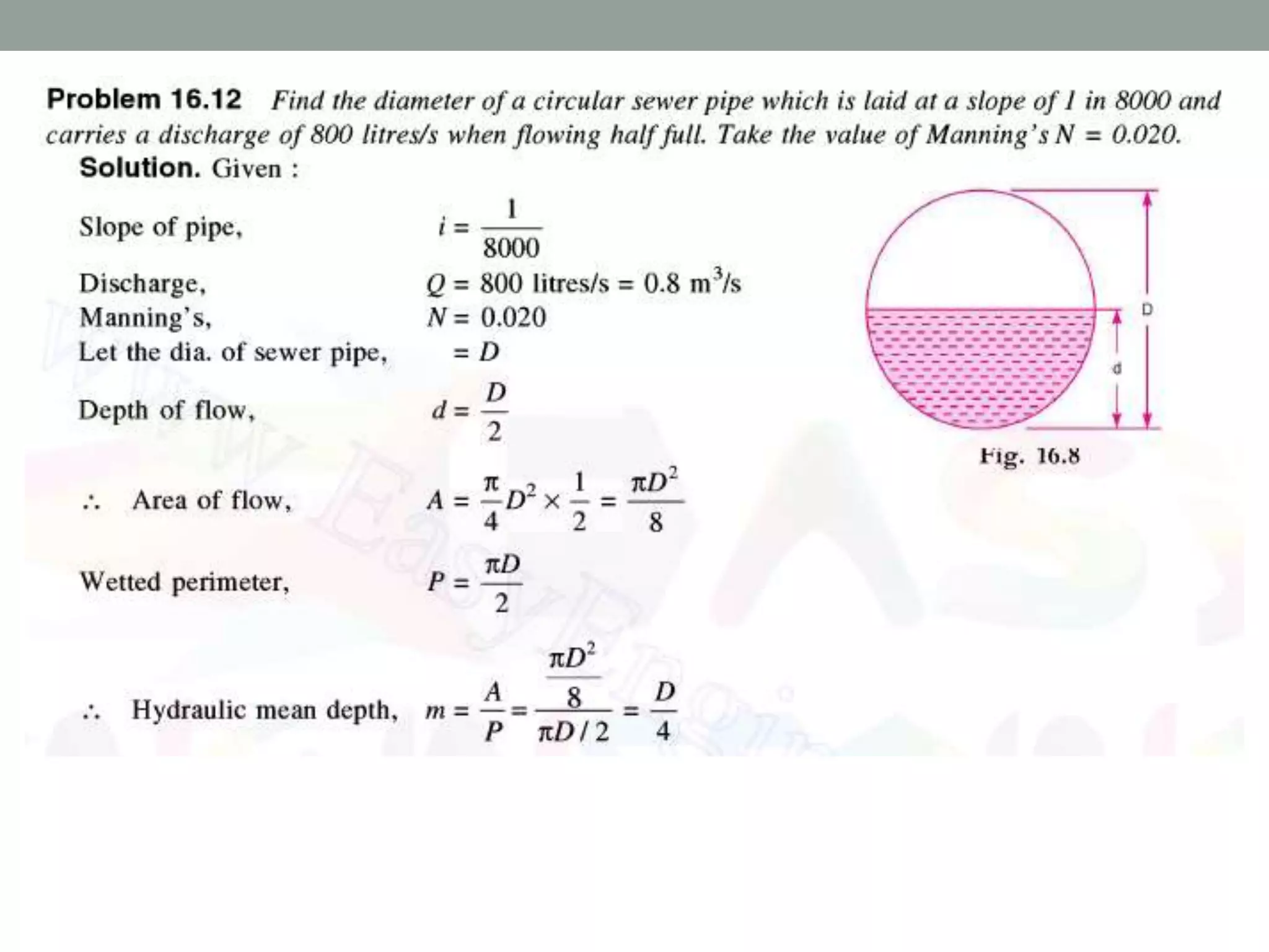 Open channel Flow - Uniform Flow