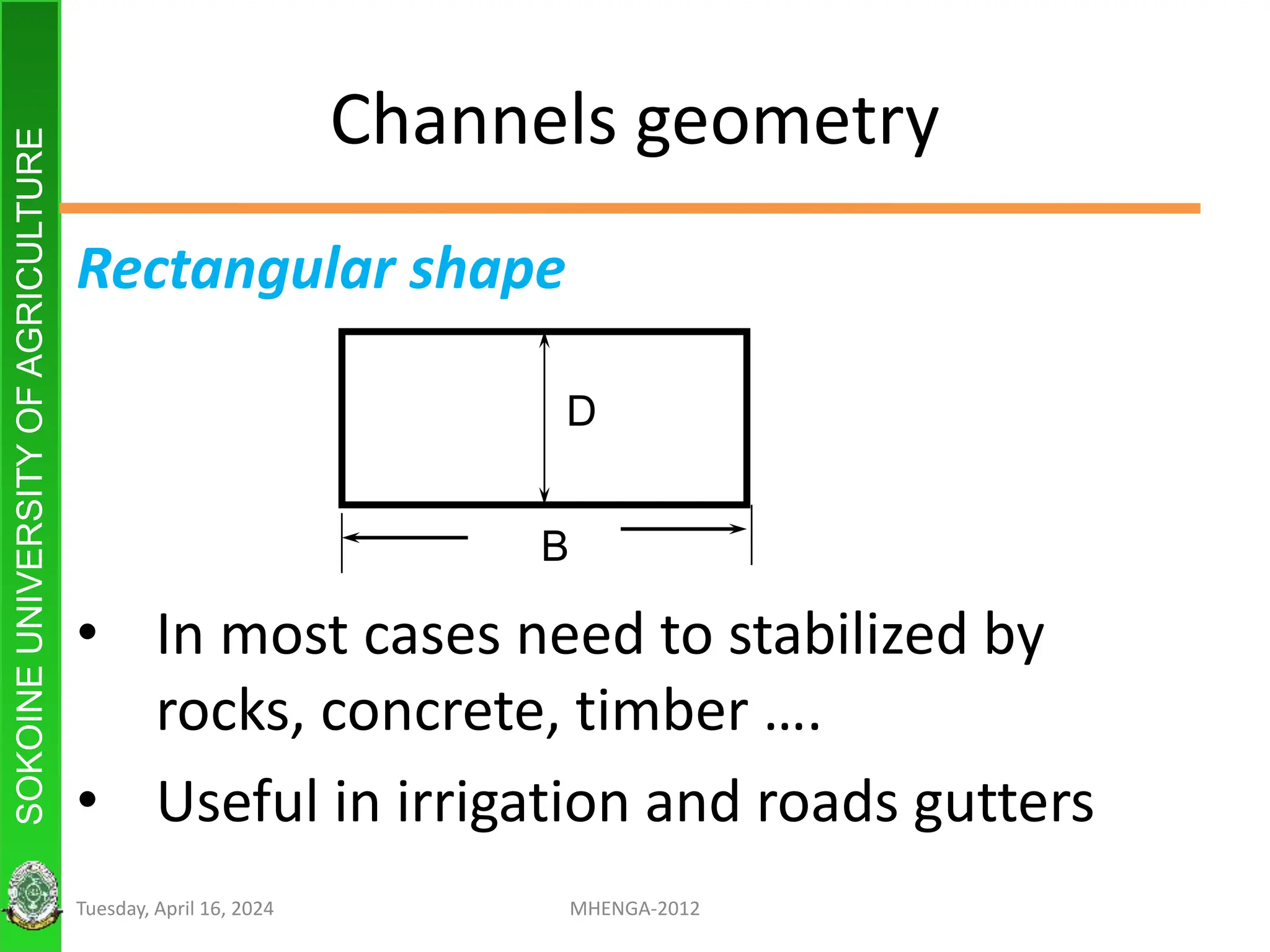Learn how Design of Open channel flow step-by-step | PPT