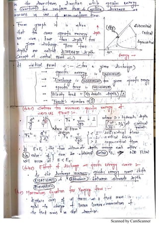 Open channel flow rahul sinha | PDF