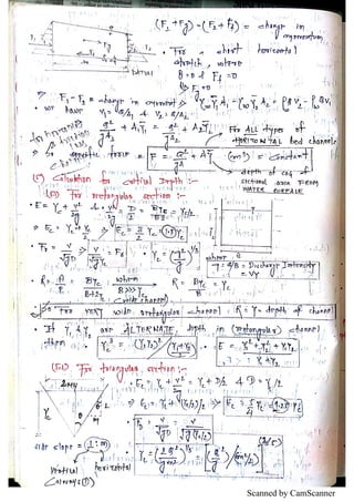 Open channel flow rahul sinha | PDF