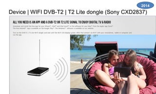 Page41
Device | WIFI DVB-T2 | T2 Lite dongle (Sony CXD2837)
2014
 