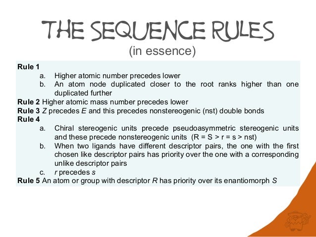 number 95 atomic Comparing CINF Cahn Prelog Ingold Rule Implementations 17: