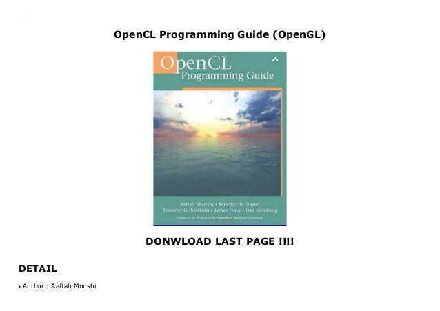 OpenCL Programming Guide (OpenGL)