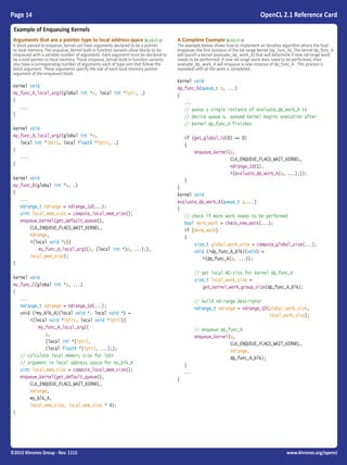 OpenCL 2.1 Reference Guide | PDF