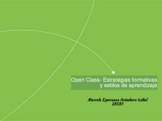 Open class
 
