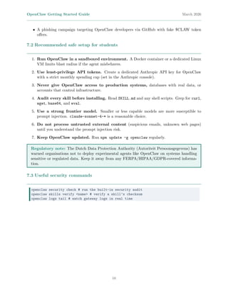 OpenClaw: Starter Guide for Undergraduates | PDF