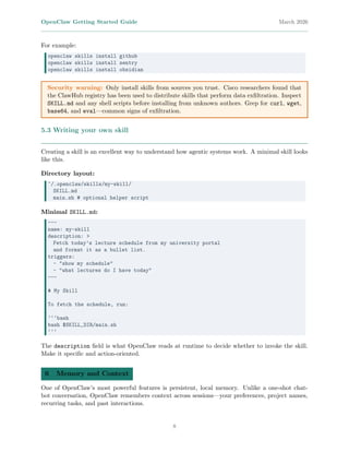 OpenClaw: Starter Guide for Undergraduates | PDF
