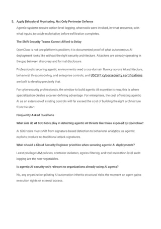 OpenClaw Security Crisis- Unpacking Agentic AI Risks In 2026 | PDF