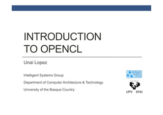 Introduction to OpenCL | PPT