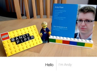 Hello   I’m Andy
 