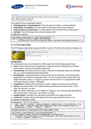 Open cms 8.5.1_documentation_v1.2 | PDF