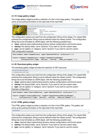 Open cms 8.5.1_documentation_v1.2 | PDF