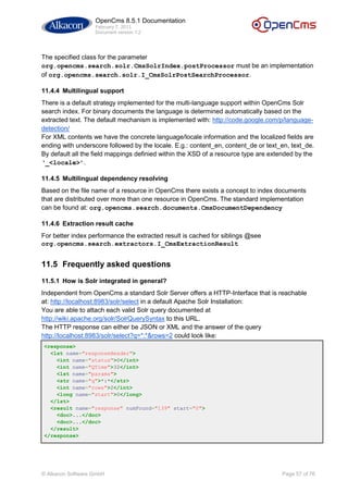 Open cms 8.5.1_documentation_v1.2 | PDF