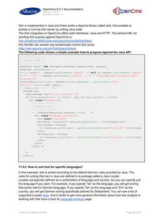 Open cms 8.5.1_documentation_v1.2 | PDF