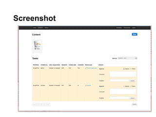 OpenCmsDays 2012 - A simple OpenCms interface with incorporated ...