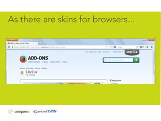 As there are skins for browsers...

 