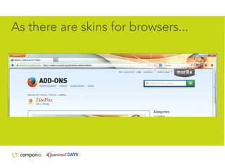 As there are skins for browsers...

 