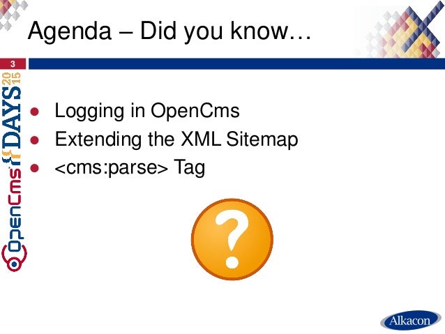 opencms days 2015 hidden features of opencms