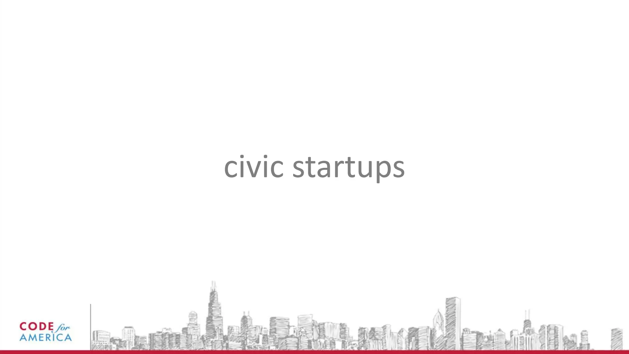 civic startups
