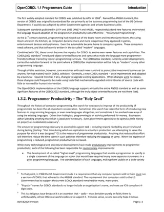 Open cobol programmers guide | PDF