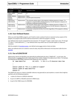 Open cobol programmers guide | PDF