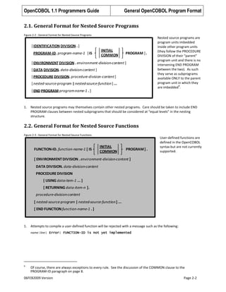 Open cobol programmers guide | PDF