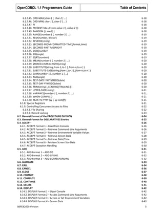 Open cobol programmers guide | PDF