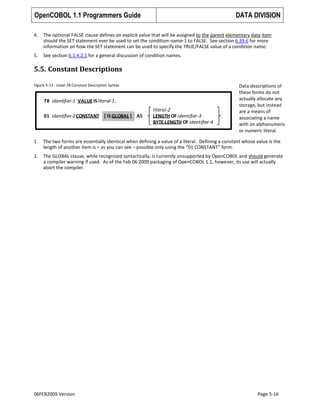 Open cobol programmers guide | PDF