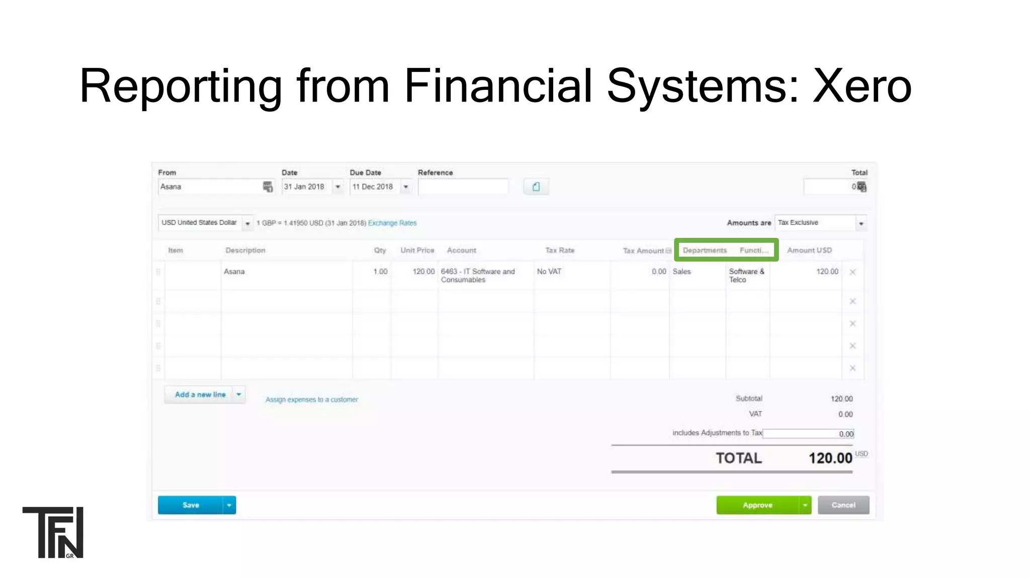 Reporting from Financial Systems: Xero
 
